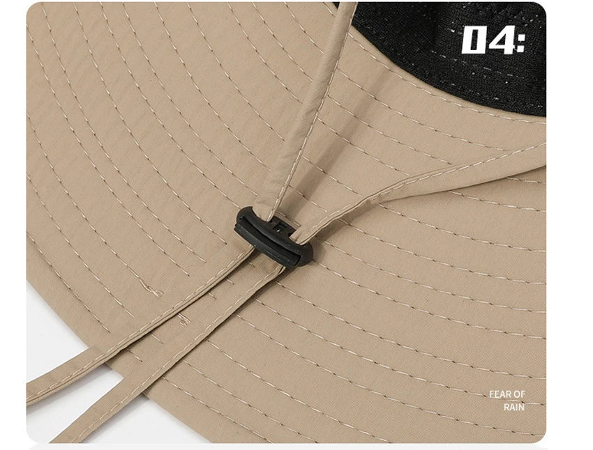 UV Mesh Bucket Hat with Wide Brim (2025)