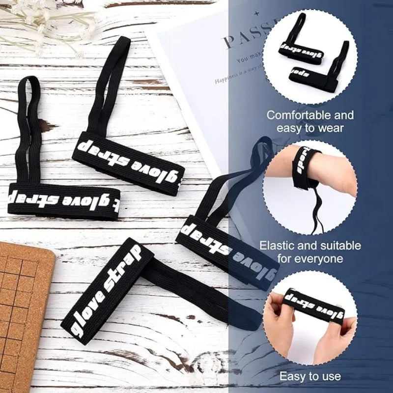 Elastic Glove Wrist Leash for Skiing, Snowboarding & Mountaineering