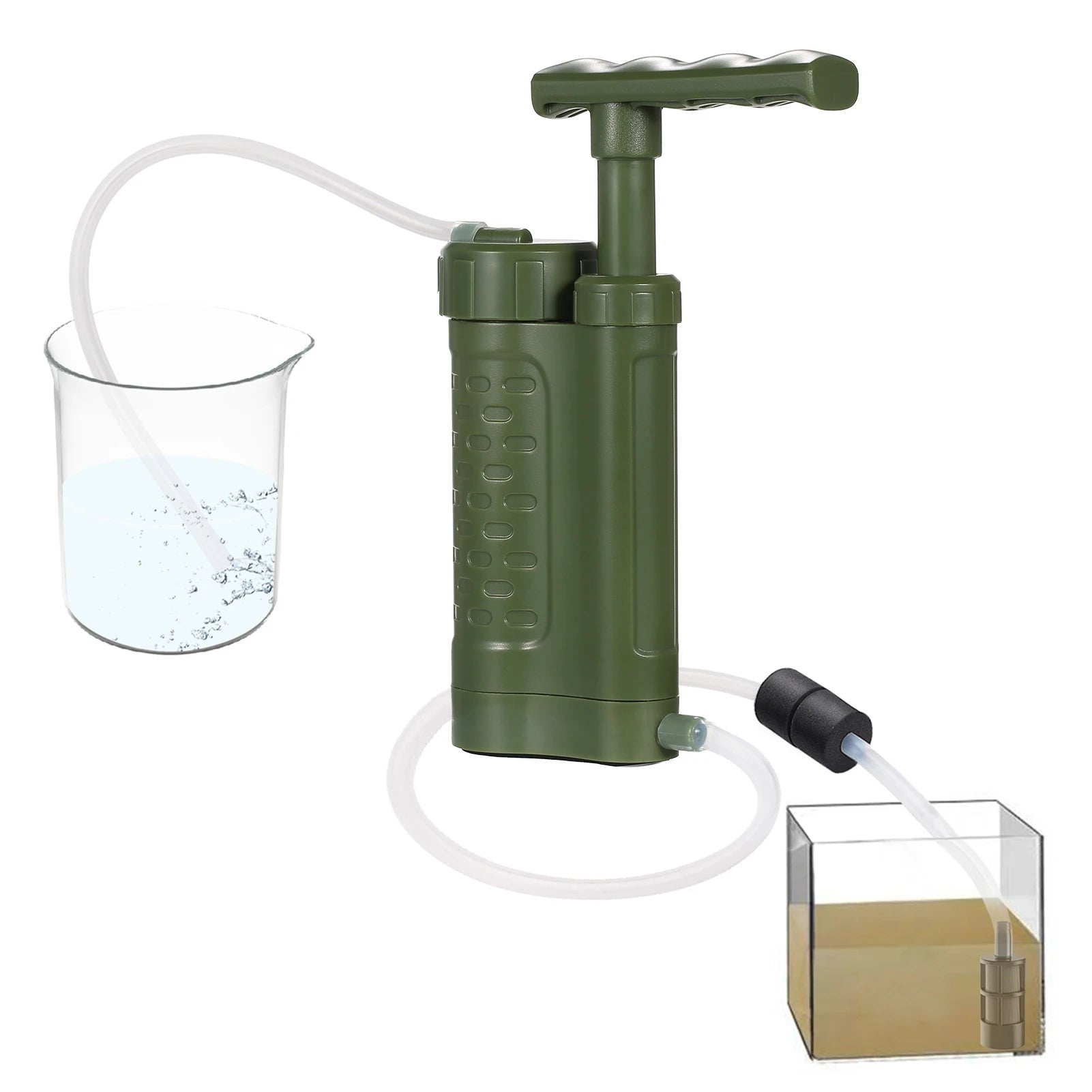 Portable Water Purifier Pump with 0.01 Micron Filtration System