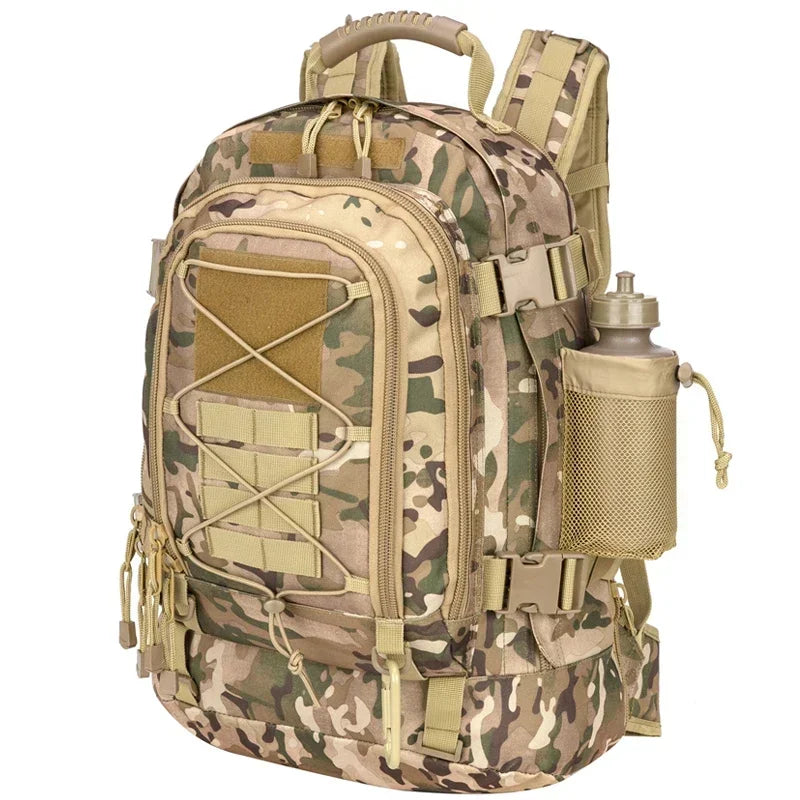 LQARMY 60L Tactical MOLLE Military Backpack for Outdoor, Hiking & Travel