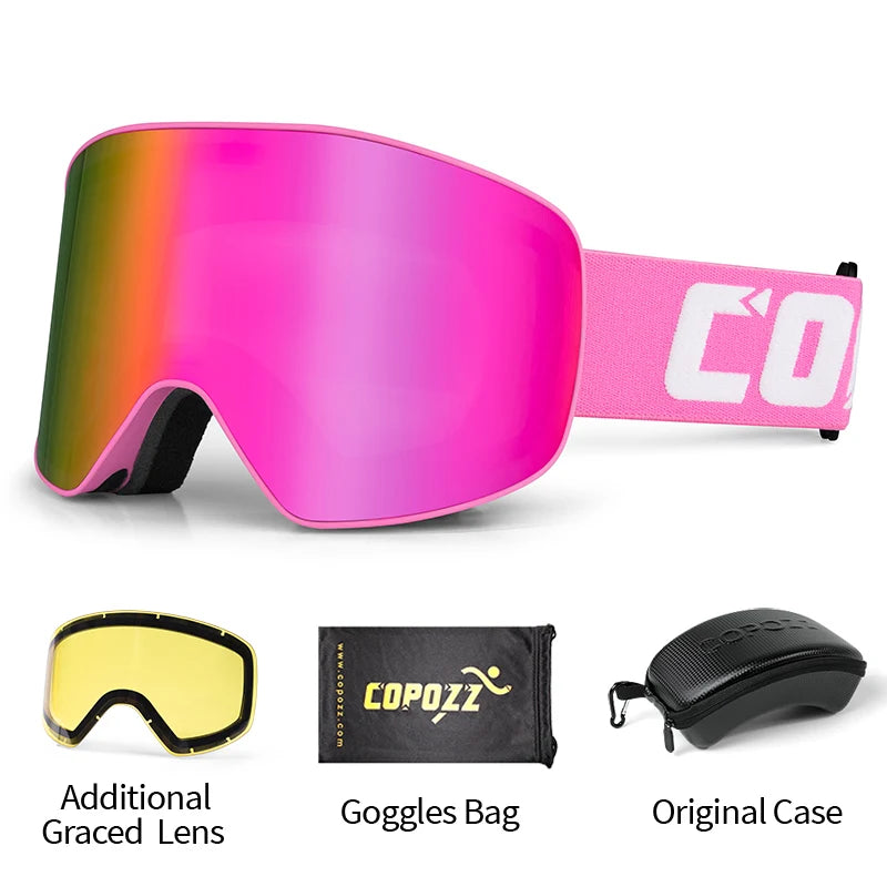 Anti-Fog Pro Ski & Snowboard Goggles