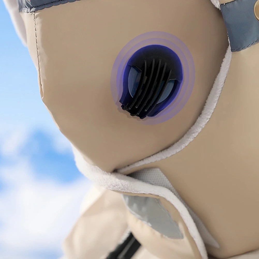 Winter Windproof Balaclava Hat with Goggles – Unisex Outdoor Ski Cap