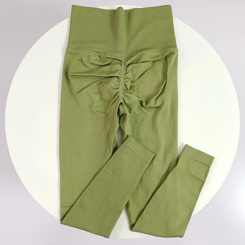 Seamless High-Waist Yoga Leggings for Women