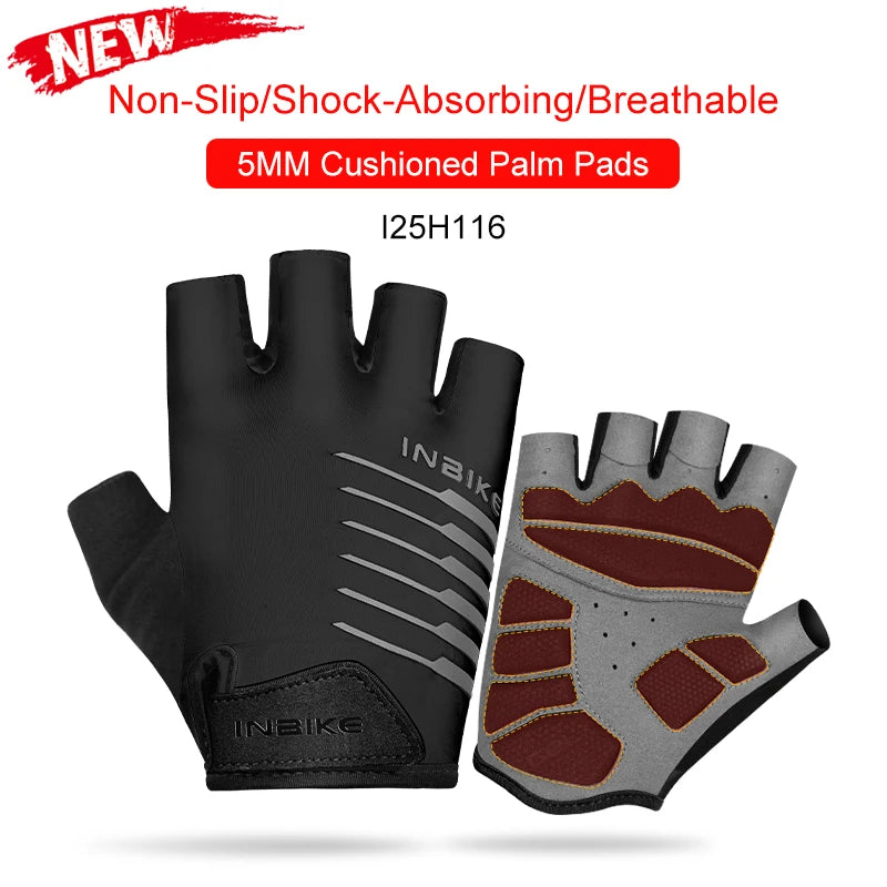 INBIKE Half-Finger Cycling Gloves with Gel Padding