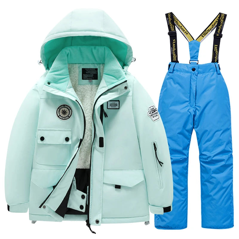 Waterproof Winter Ski Suit for Kids