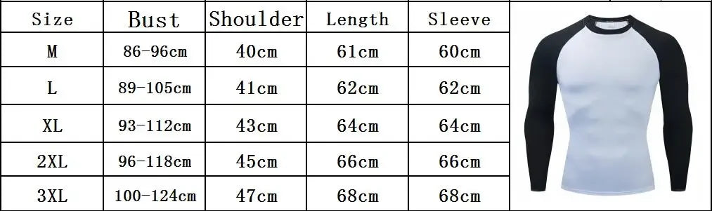 Men’s UV Protection Long Sleeve Rash Guard for Surf & Swim