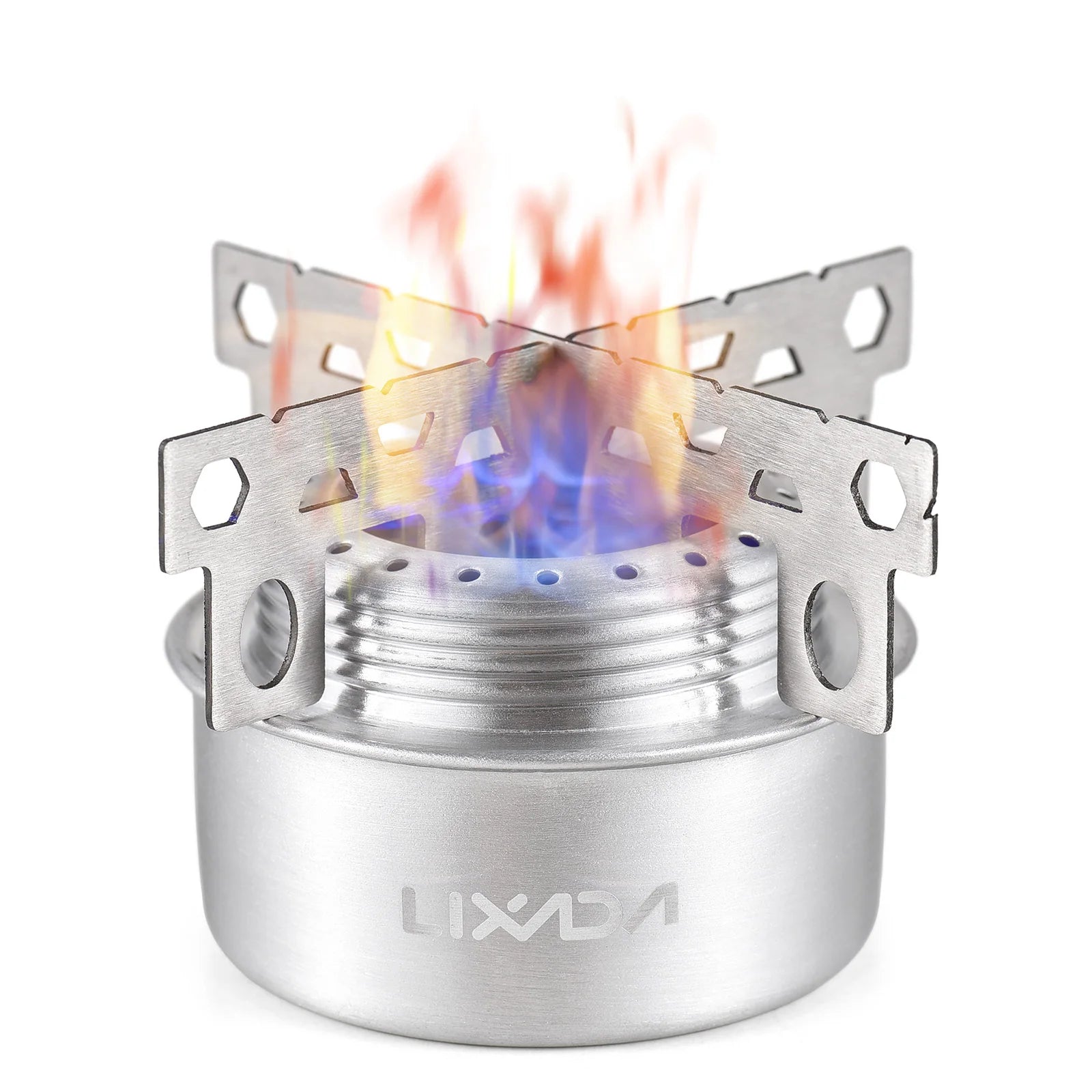 LIXADA Mini Camping Burner with Lid & Stand