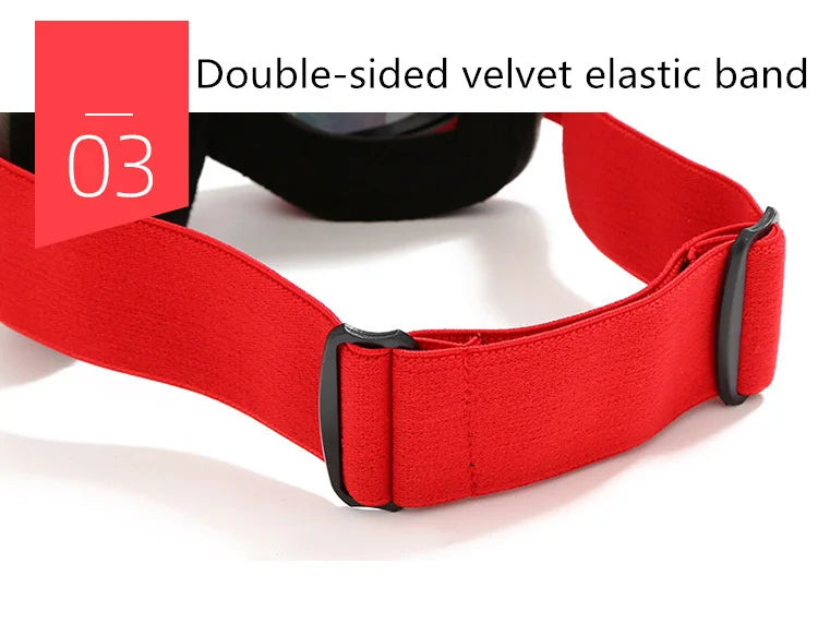 Double-Lens Anti-Fog Ski & Snowboard Goggles for Men & Women