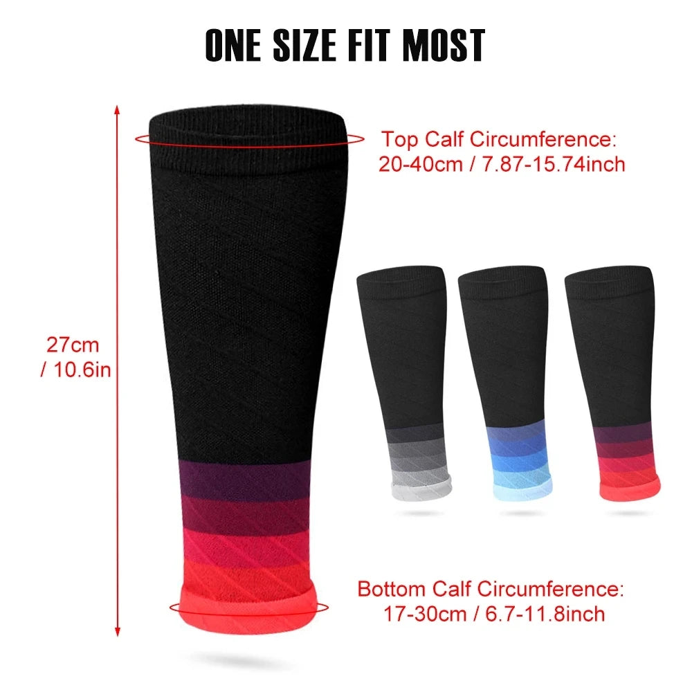 Calf Compression Sleeves – Support for Running, Shin Splints & Pain Relief