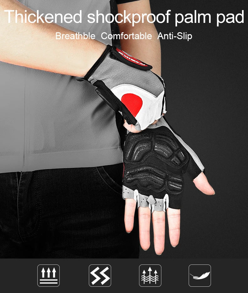 INBIKE Half-Finger Cycling Gloves with Gel Padding