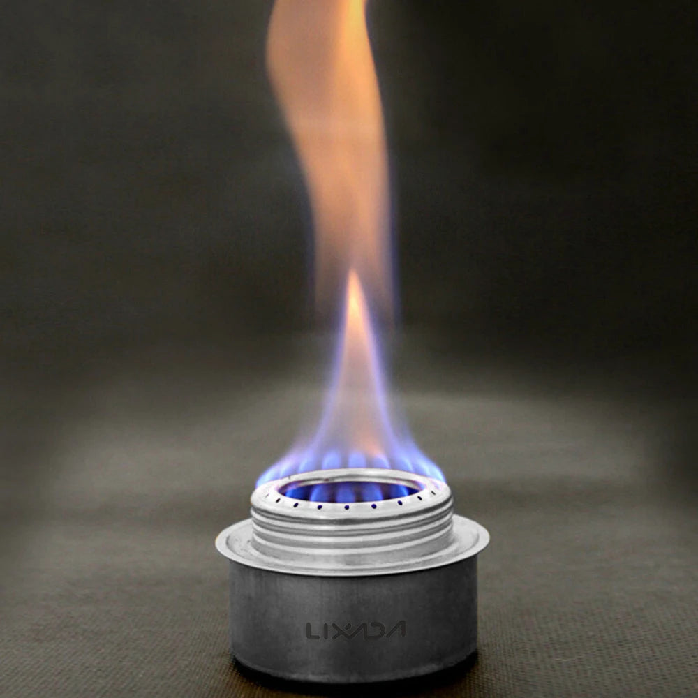LIXADA Mini Camping Burner with Lid & Stand