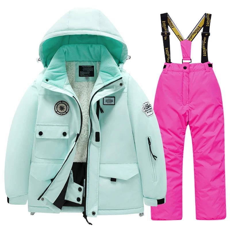 Waterproof Winter Ski Suit for Kids