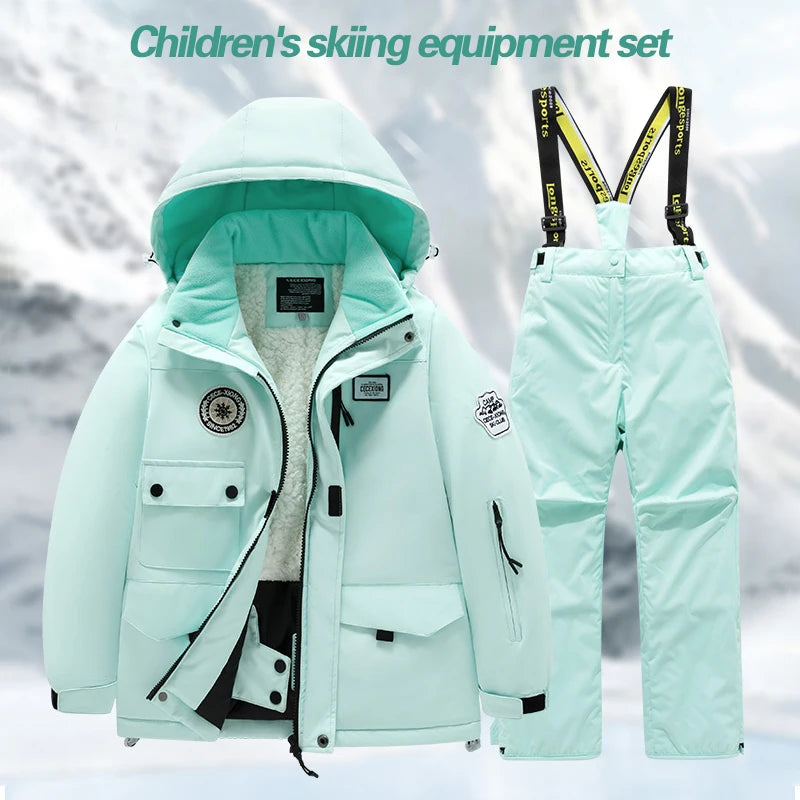 Waterproof Winter Ski Suit for Kids
