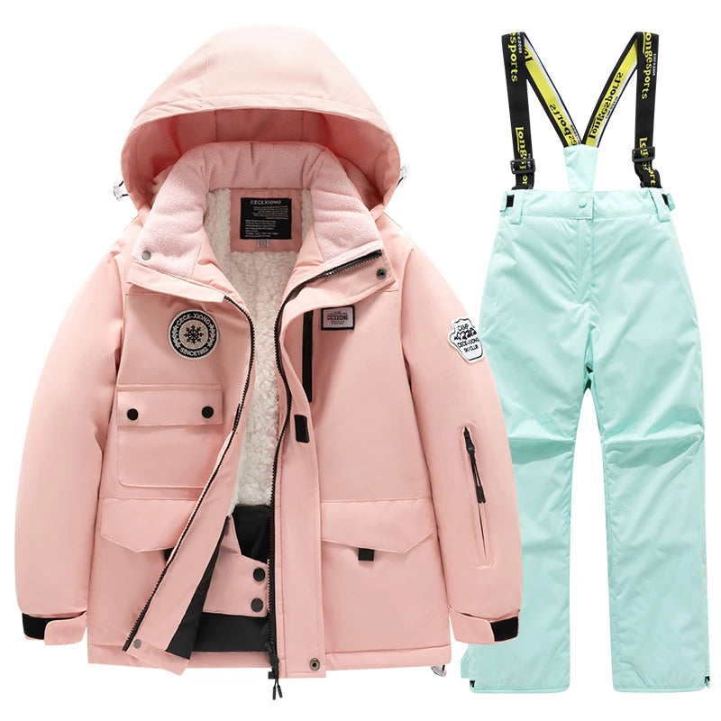 Waterproof Winter Ski Suit for Kids