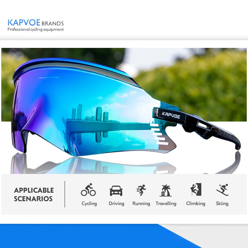 KAPVOE Anti-Fog Ski & Sports Sunglasses for Men & Women