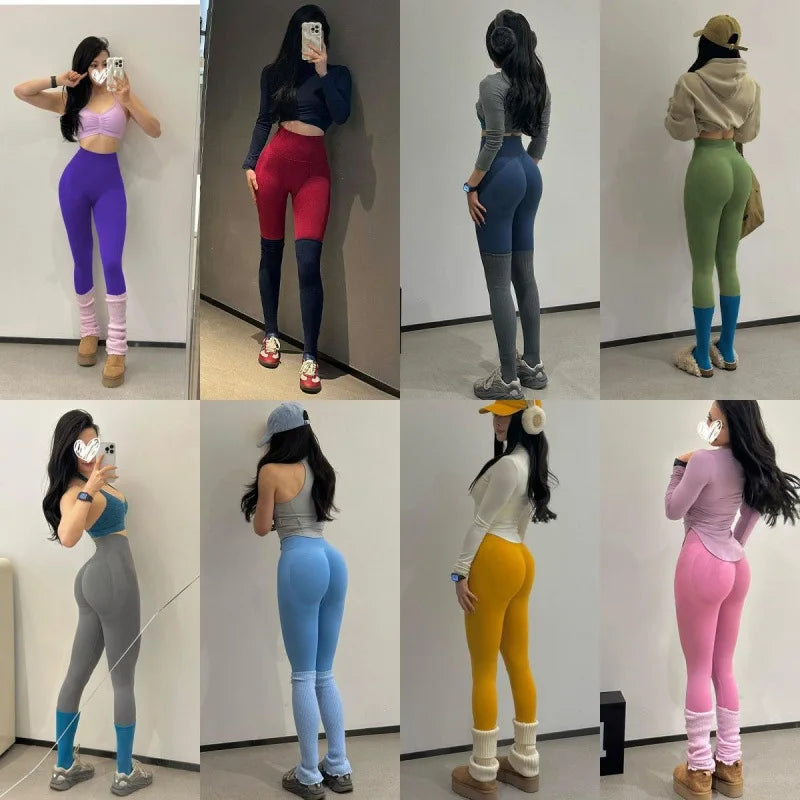 Seamless High-Waist Yoga Leggings for Women