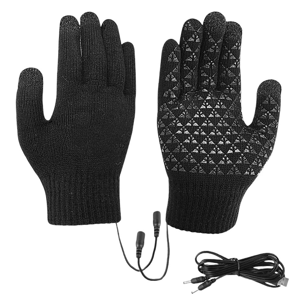 Rechargeable Winter Heated Touchscreen Friendly Gloves
