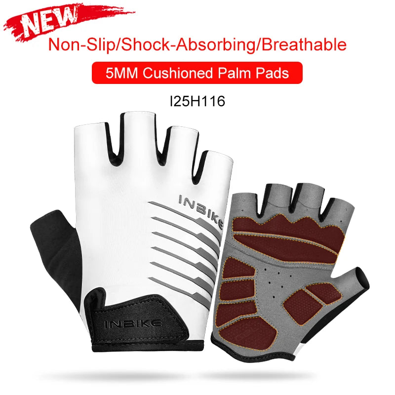 INBIKE Half-Finger Cycling Gloves with Gel Padding