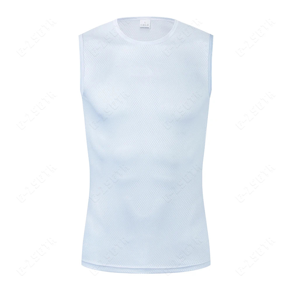 Quick-Dry Reflective Sleeveless Cycling Undershirt for Cycling