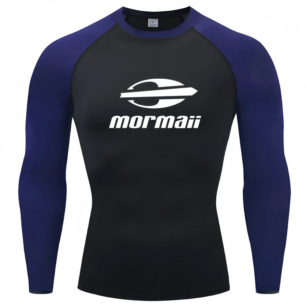 Men’s UV Protection Long Sleeve Rash Guard for Surf & Swim