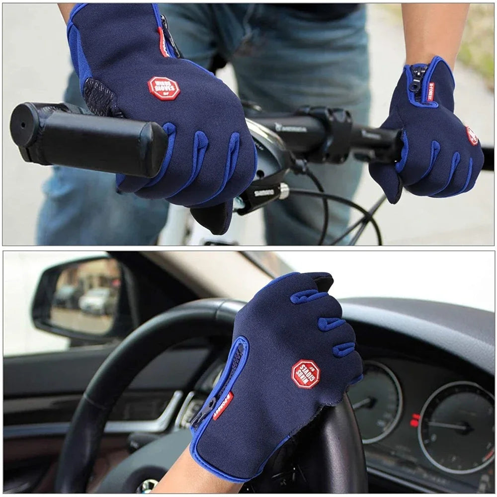 Winter Thermal Touchscreen Gloves – Windproof & Non-Slip