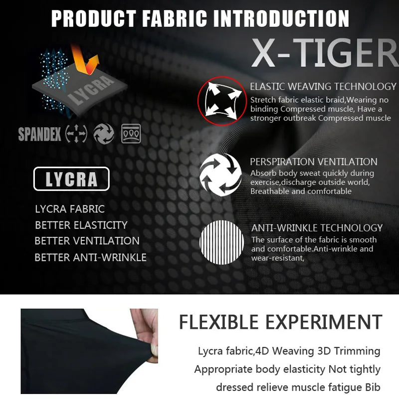 X-TIGER Women's 3D Gel Padded Cycling Shorts – Shockproof MTB/Road
