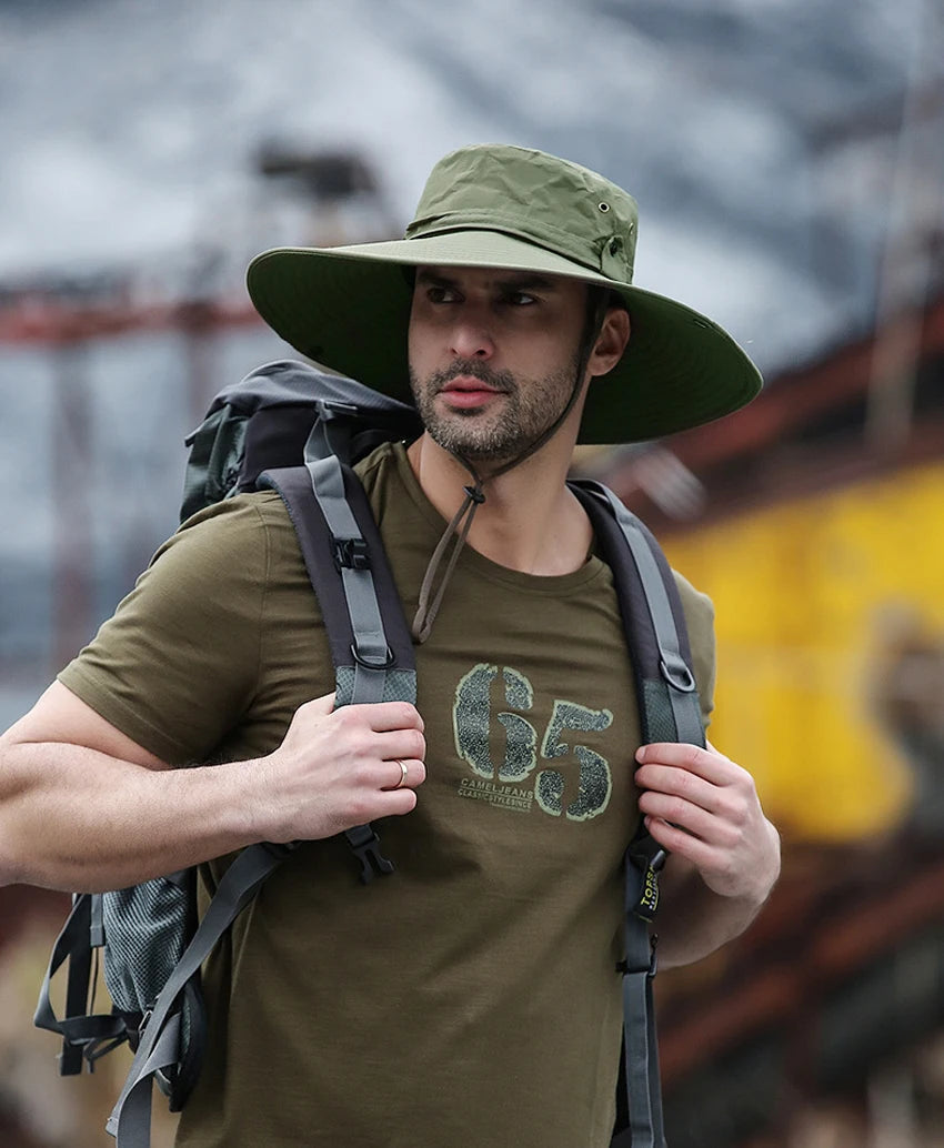 UV Mesh Bucket Hat with Wide Brim (2025)