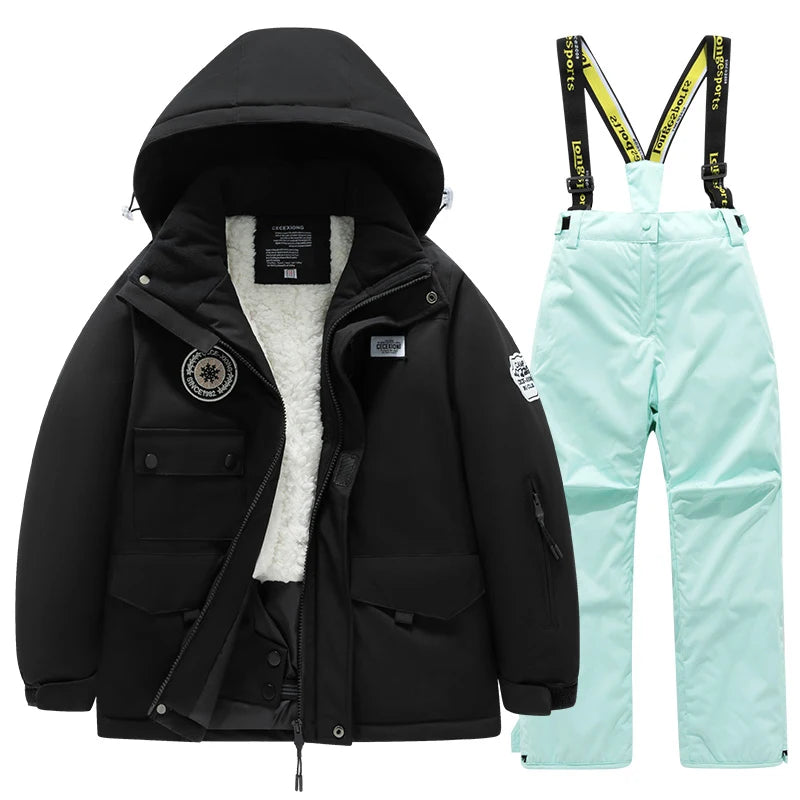 Waterproof Winter Ski Suit for Kids