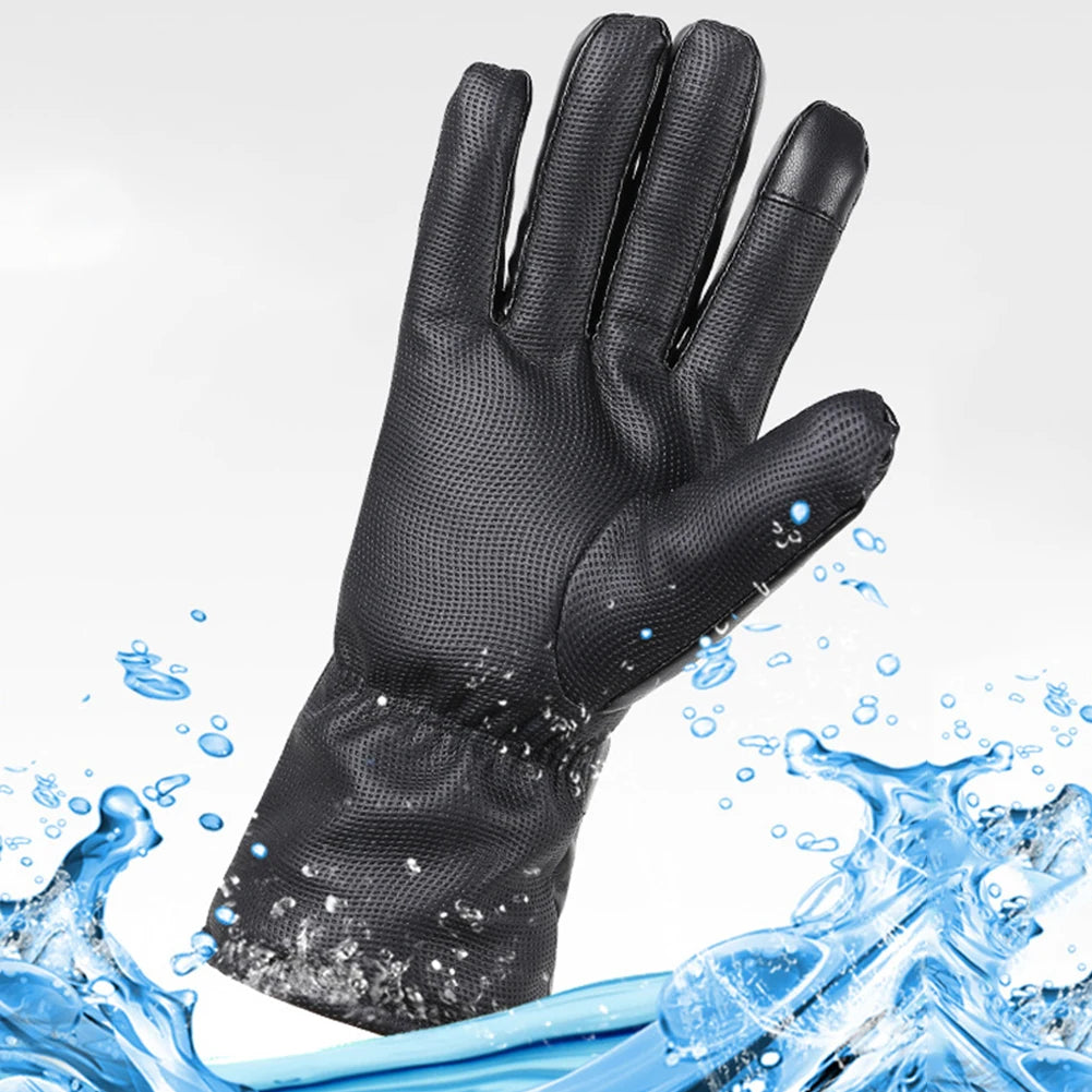 Rechargeable Electric Heated Gloves – 3 Heat Levels, Touchscreen Compatible