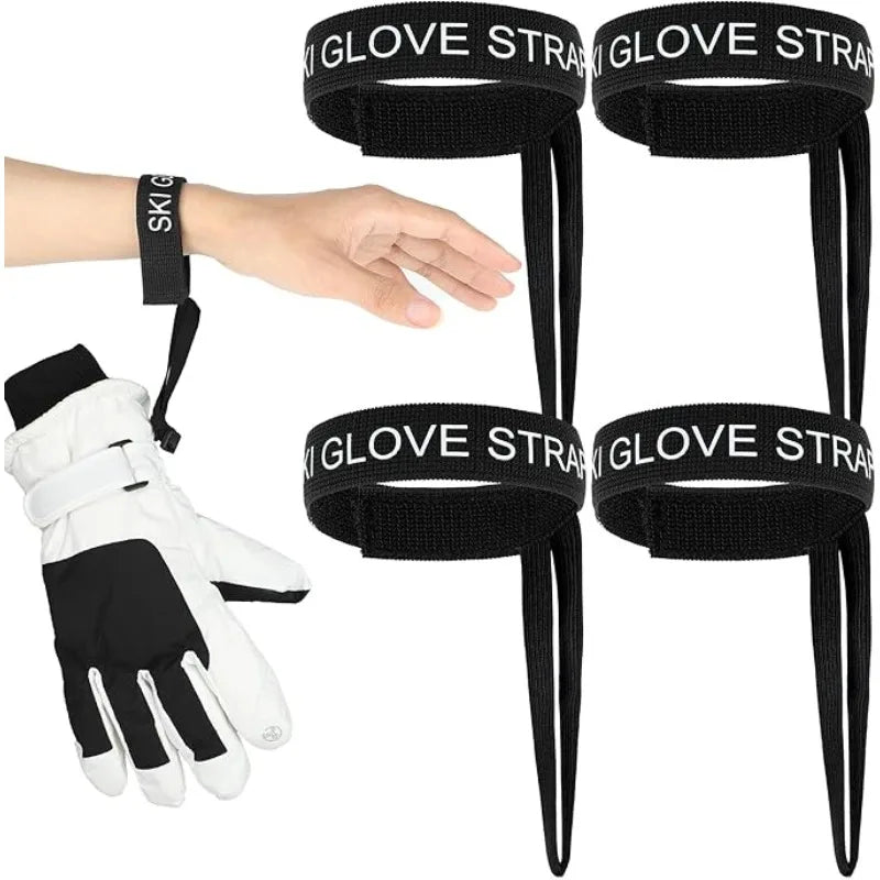 Elastic Glove Wrist Leash for Skiing, Snowboarding & Mountaineering