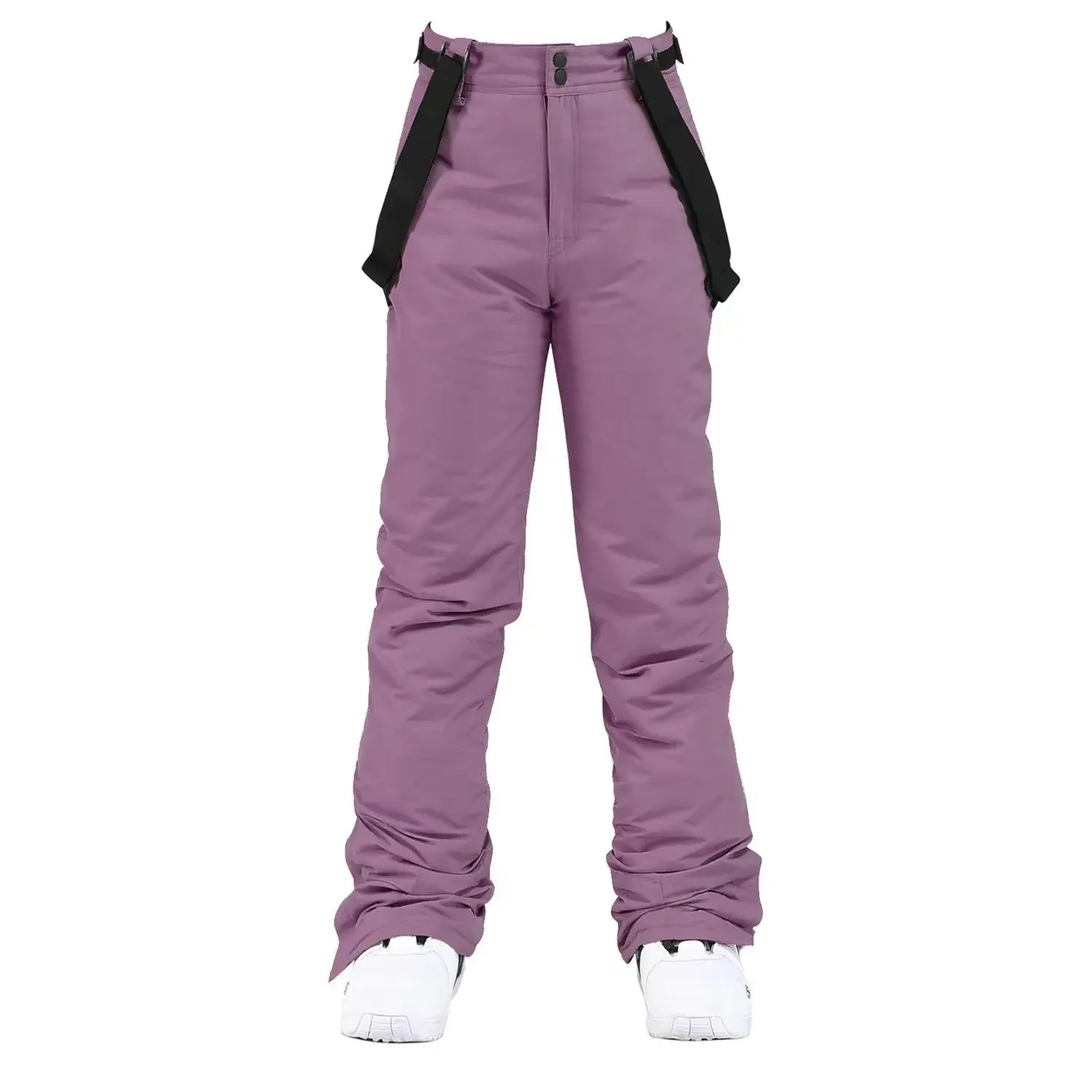 Unisex Waterproof Ski Pants with Suspenders