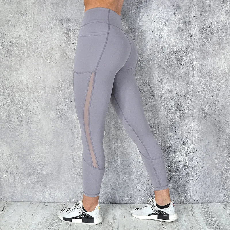 Women’s 3/4-Length Yoga Pants with Side Pockets