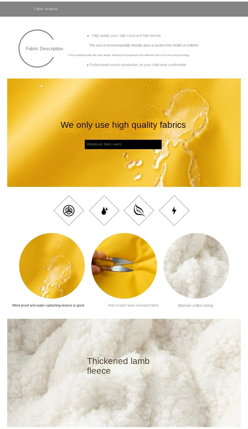 Waterproof Winter Ski Suit for Kids