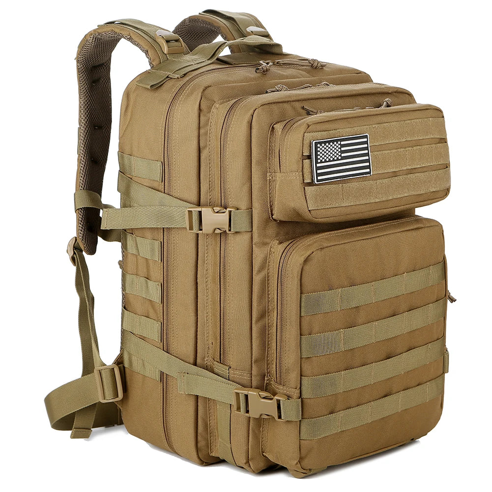 45L Tactical MOLLE Backpack for Camping, Trekking & Outdoor Use