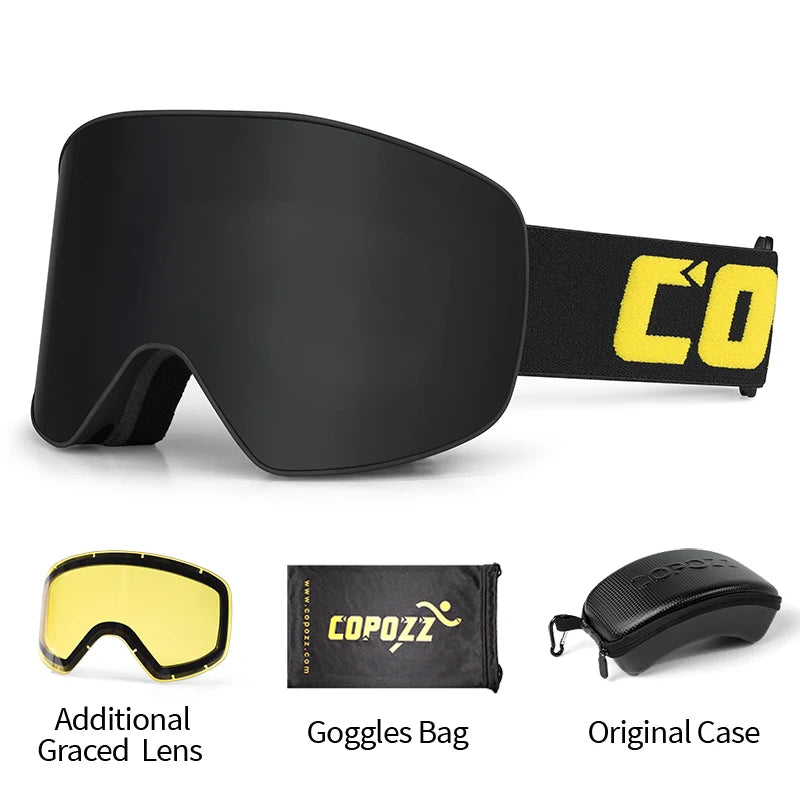 Anti-Fog Pro Ski & Snowboard Goggles