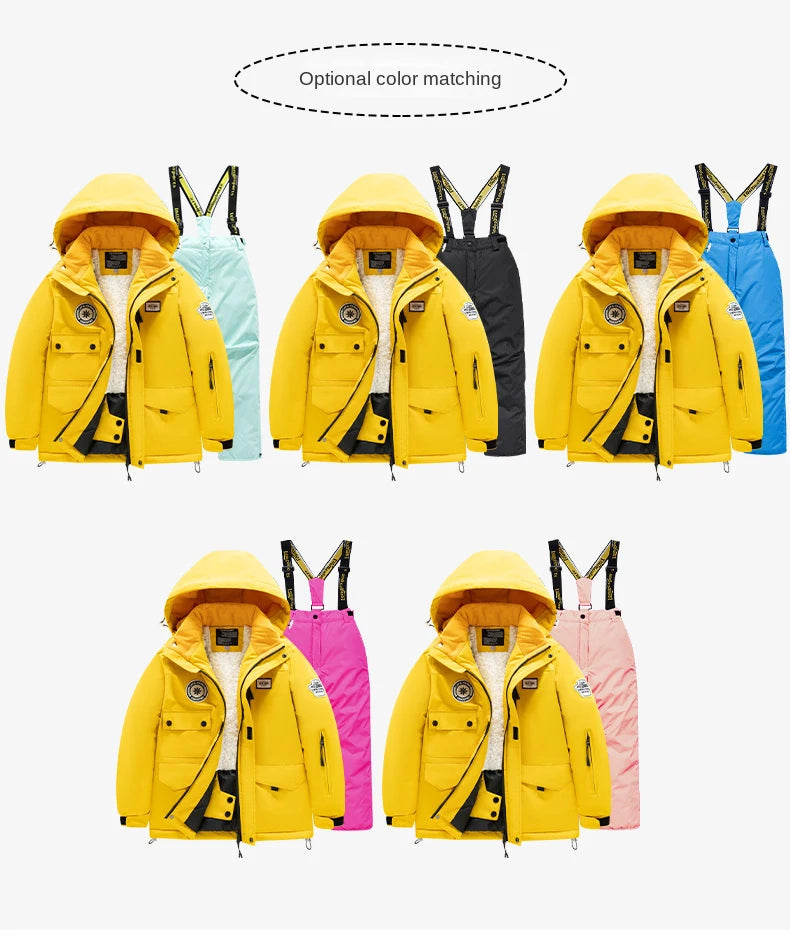 Waterproof Winter Ski Suit for Kids