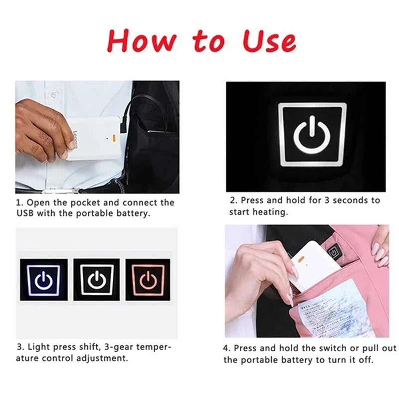 USB Smart Heated Vest for Men & Women
