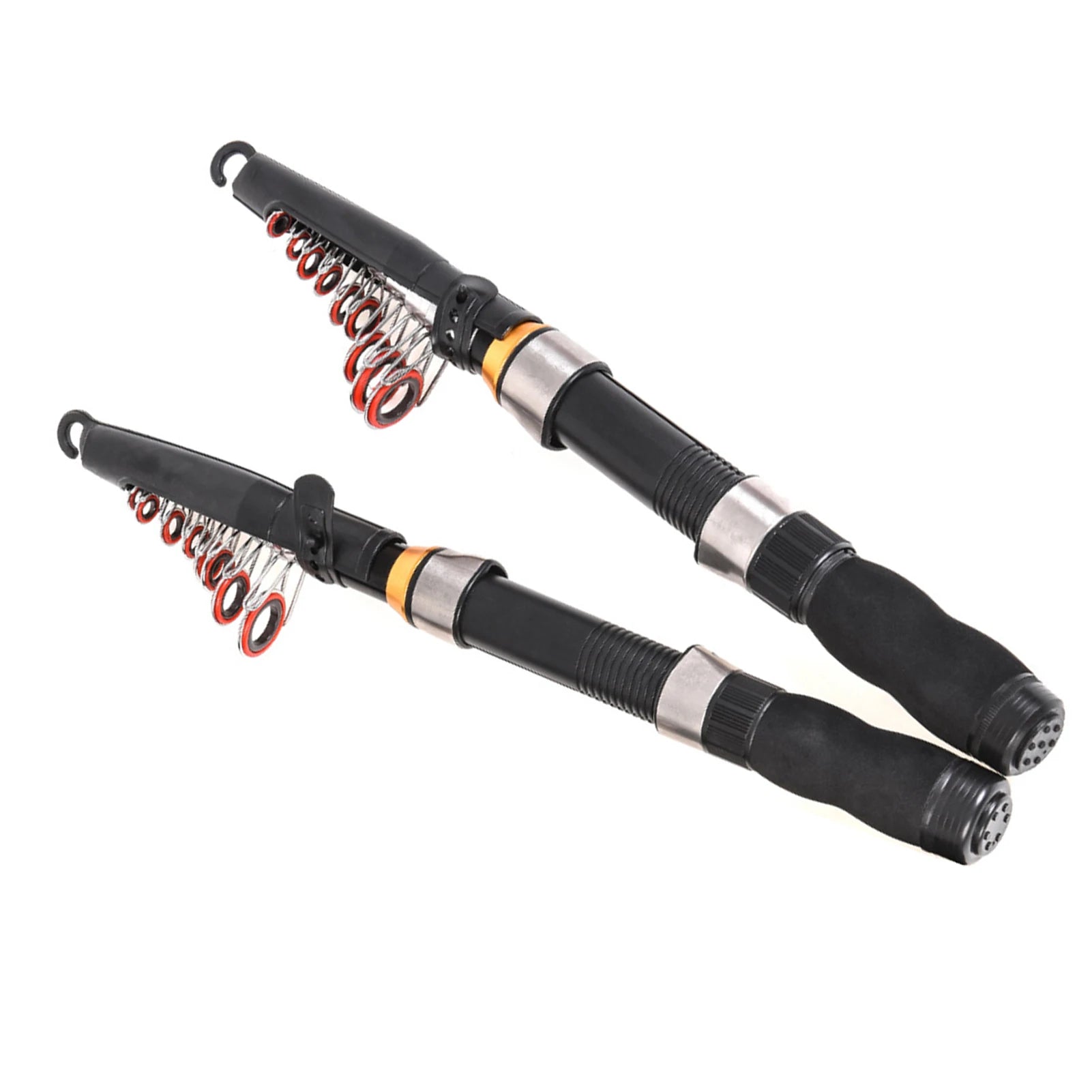 Lixada Telescopic Carbon Fiber Fishing Rod & Reel Combo with Bag