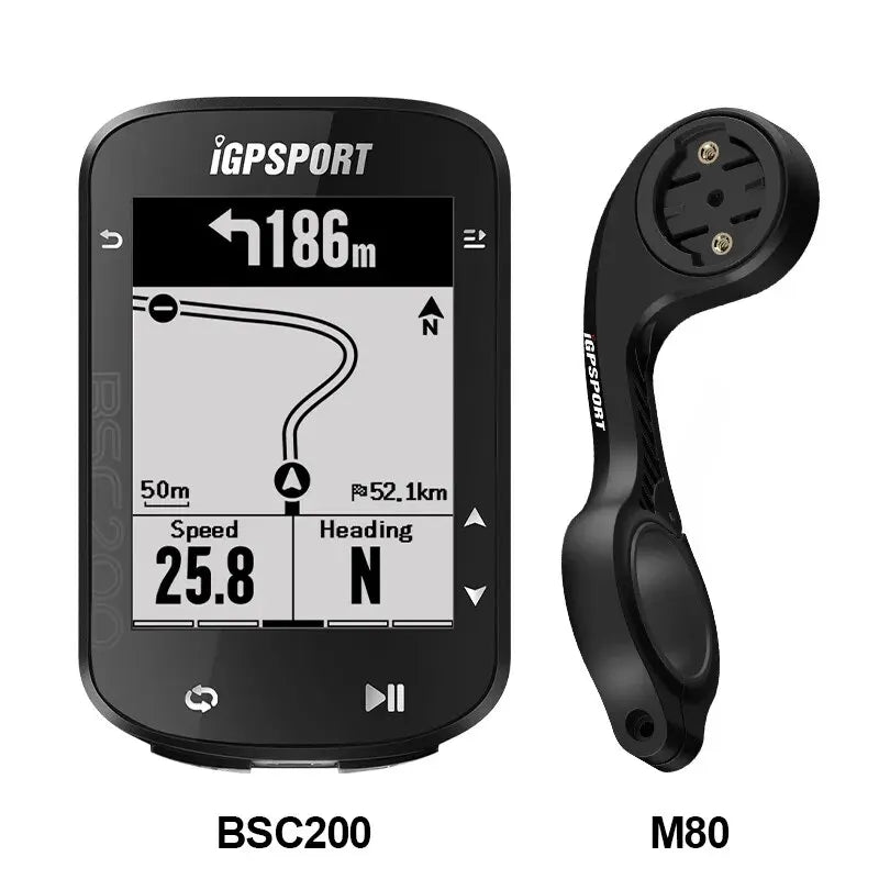 iGPSPORT BSC200 GPS Wireless Cycling Speedometer with ANT+ & Bluetooth 5.0