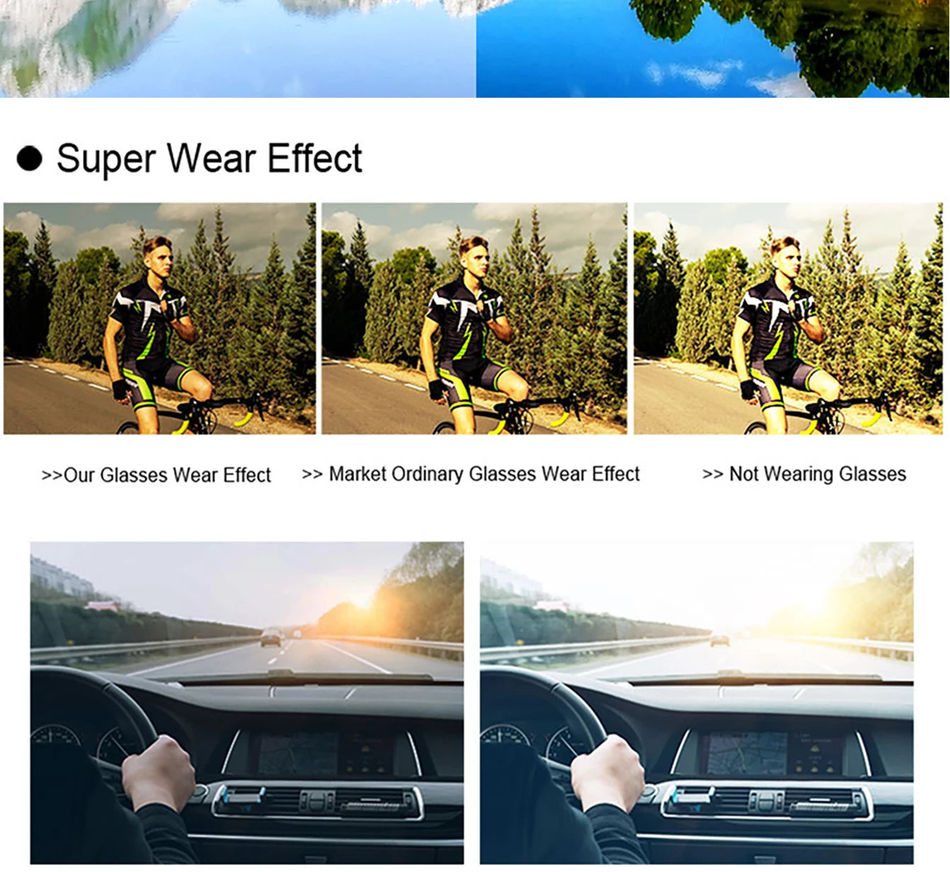 Anti-Fog Ski & Snowboard Goggles with Night Vision