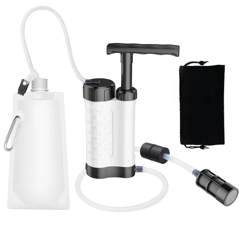 Portable Water Purifier Pump with 0.01 Micron Filtration System