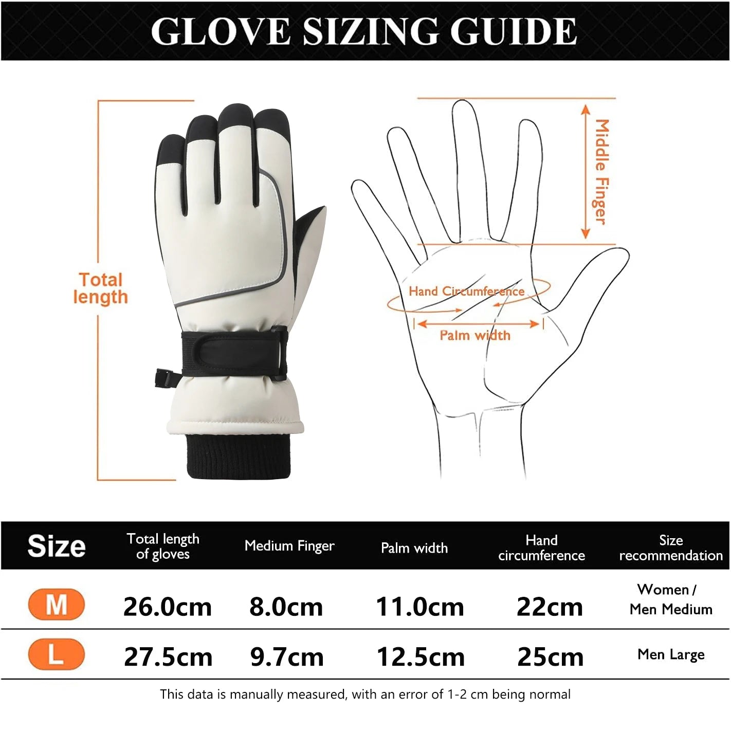 Thermal Waterproof Winter Gloves for Men & Women